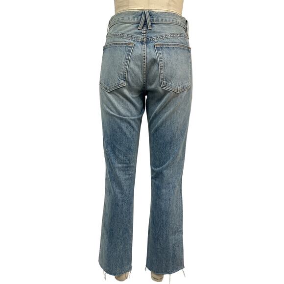 Slvrlake 'Hero' Blue Cotton Slim Straight Denim Jean Size 26 - Picture 3 of 5